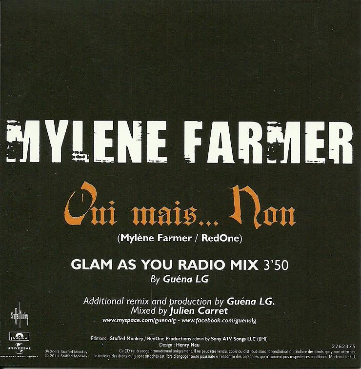 Mylène Farmer Oui mais... Non CD Promo Remix