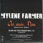 Mylène Farmer Oui mais... Non CD Promo Remix France