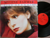 Mylène Farmer Plus Grandir Maxi 45 Tours France