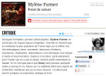 Mylène Farmer Point de Suture Critique voir.ca 11 septembre 2008