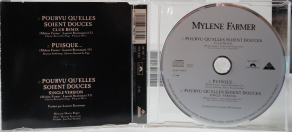 Mylène Farmer & Mylène Farmer Pourvu qu'elles soient douces CD Maxi Europe Allemagne