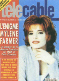 Mylène Farmer Presse Télé Câble du 29 janvier au 04 février 1994