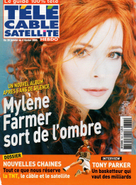 Mylène Farmer Presse Télé Câble Sat Hebdo du 29 janvier au 04 février 2005