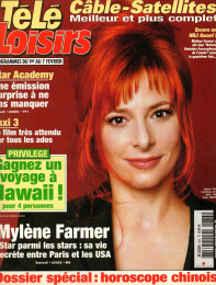 Mylène Farmer Presse Télé Loisirs Programmes du 01er au 07 février 2003