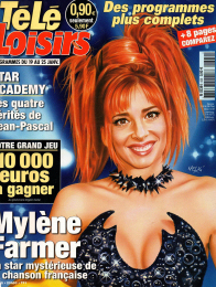 Mylène Farmer Presse Télé Loisirs Programmes du 19 au 25 janvier 2002