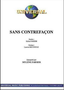 Sans Contrefaçon - Partition Editions Universal