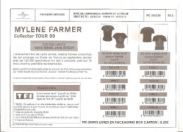 Mylène Farmer Stade de France Bon de précommande T-Shirts