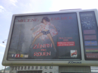 Mylène Farmer Zénith de Rouen Affichage