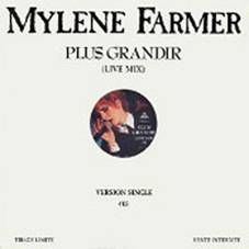 Mylène Farmer Plus Grandir Live Maxi 45 Tours Promo France