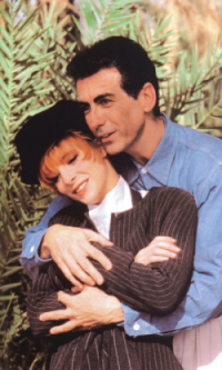 Mylène Farmer et Alain Chamfort Photographe Bernard Leloup