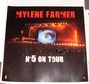 Mylène Farmer N°5 On Tour Affiche Promo