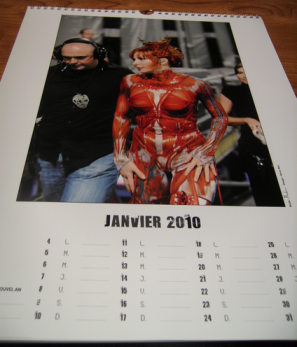 Mylène Farmer Calendrier 2010 Backstage