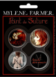 Mylène Farmer Merchandising Point de Suture Set de badges Appelle mon numéro
