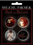 Mylène Farmer Point de Suture Merchandising Set de badges Appelle mon numéro