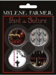 Mylène Farmer Point de Suture Merchandising Set de badges Dégénération