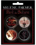 Mylène Farmer Point de Suture Merchandising Set de badges Point de Suture