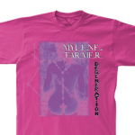 Mylène Farmer Merchandising Point de Suture Tee-shirt bicolore