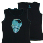 Mylène Farmer Merchandising Tour 2009 Débardeur Femme Skull