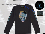 Mylène Farmer Merchandising Tour 2009 Manche Longue Skull