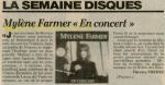 Mylène Farmer Presse France Soir 23/12/1989
