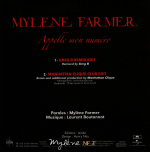 Mylène Farmer Appelle mn numéro CD Promo Remixes France