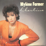 Mylène Farmer Libertine 45 tours France premier pressage Pochette recto