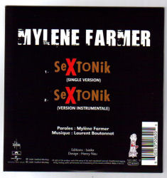 Mylène Farmer Sextonik CD Single