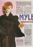 Mylène Farmer Presse Podium Février 1992