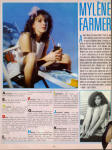 Mylène Farmer Charlie Magazine Juin 1984