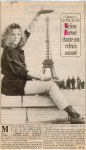 Mylène Farmer France Soir 14 novembre 1984