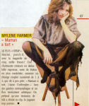 Mylène Farmer Télérama Juillet 1984