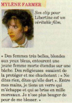 Mylène Farmer Almanach Octobre 1986