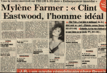 Mylène Farmer Presse France Soir 06 octobre 1986