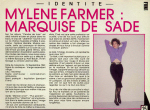 Mylène Farmer Fun Mag Juillet 1986