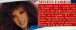 Mylène Farmer Télé Magazine 09 Août 1986