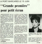 Mylène Farmer L'Indépendant 06 juin 1986