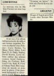 Mylène Farmer Presse Le magazine de la discothèque Juillet 1987