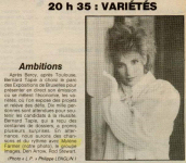 Mylène Farmer Le Parisien 15 octobre 1986