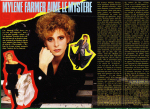 Mylène Farmer Presse Podium Octobre 1986