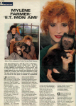 Mylène Farmer Presse Télé 7 Jours 15 novembre 1986