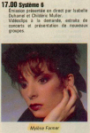 Mylène Farmer Télé Magazine 20 avril 1986