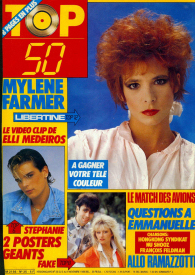 Mylène Farmer Top 50 du 03 au 09 novembre 1986