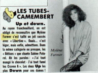 Mylène Farmer Vogue Homme Décembre 1986