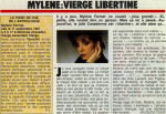 Mylène Farmer Vous et votre avenir Septembre 1986