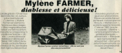 Mylène Farmer Ciné Télé Revue 1987