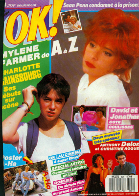 Mylène Farmer Presse OK 20 juillet 1987