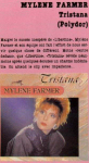Mylène Farmer Rock Music Mai 1987