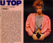 Mylène Farmer Top 50 Février 1987