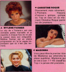 Mylène Farmer Top 50 Avril1987