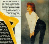 Mylène Farmer Presse Confidences Mai 1988